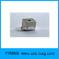 Cube Sintering Neodymium Magnet/NdFeB Bar with hole